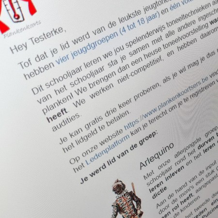 Ledenplatform Welkomstmail - Make IT Work 
